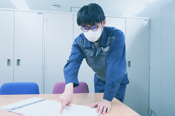 土木・建築事業の計画業務の様子