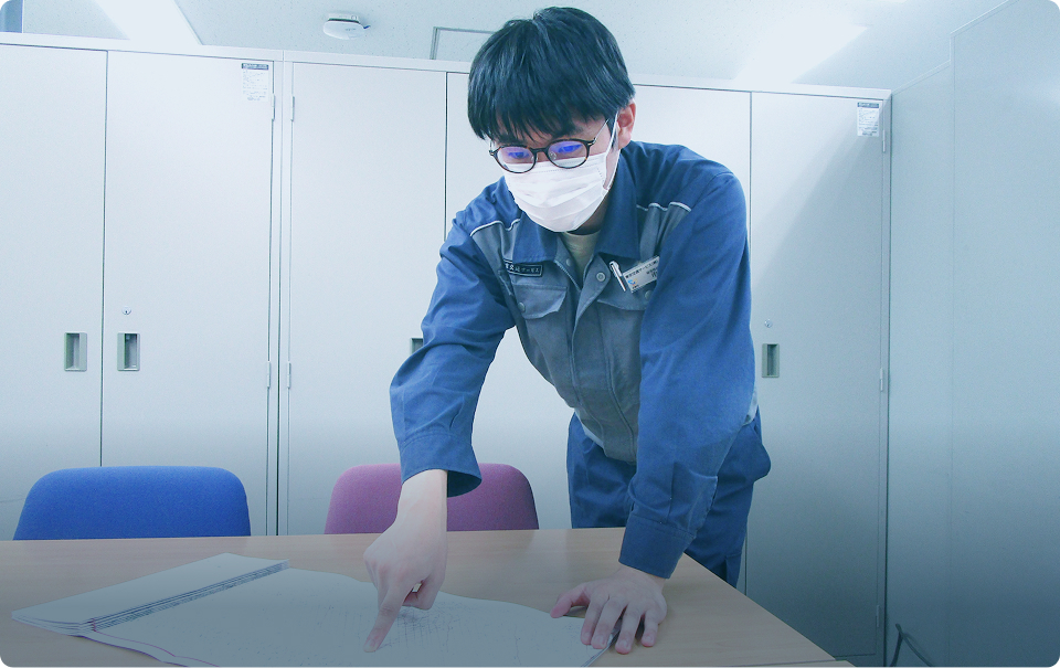 土木・建築事業における業務の様子